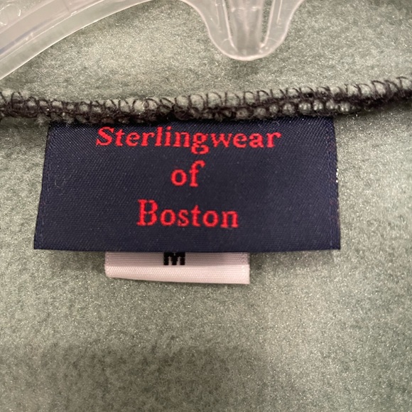 Sterlingwear of Boston woman’s polartec fleece jacket sweatshirt sage green sz M - Picture 5 of 9